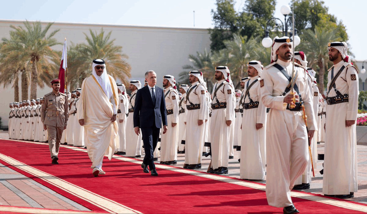 HH the Amir Sheikh Tamim bin Hamad Al-Thani and Dr Mark Carney